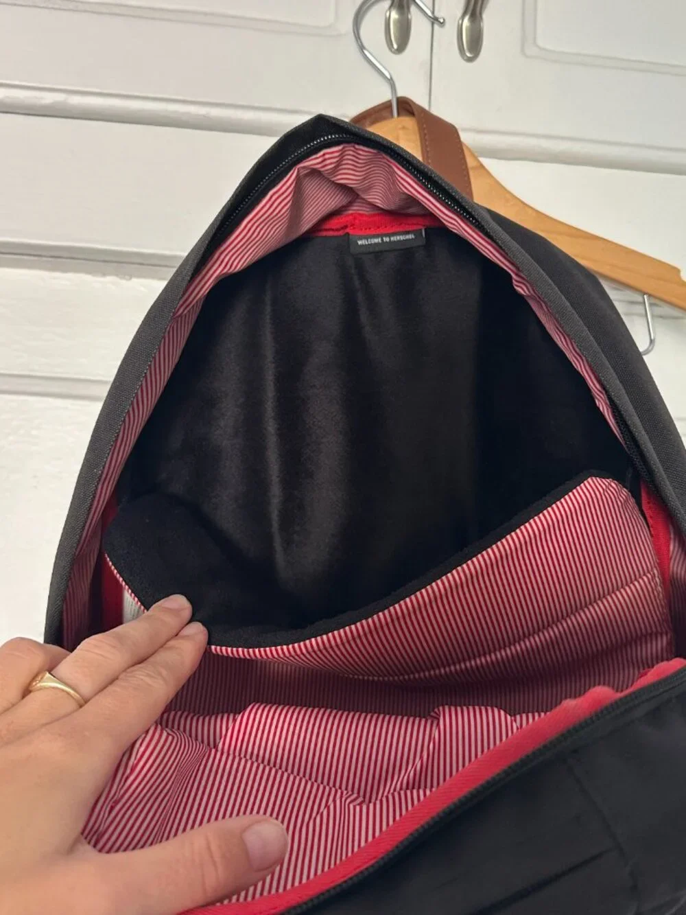 Black Herschel Backpack